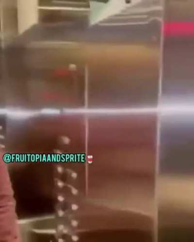 EB refuses to allow a woman to stay alone in a confined space in an elevator and doesn't consider that the woman has a weak immune system meaning that she's more likely to die from the virus.