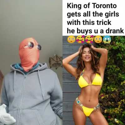 "king of toronto" guy is sad