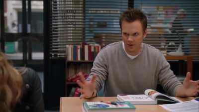Troy sneezes like a little girl.