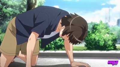 Sexo com a gostosa de &oacute;culos e a loira da pra&ccedil;a (hentai)