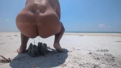 I made a sand castle and pissed on it