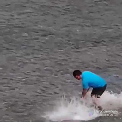 He's so fast