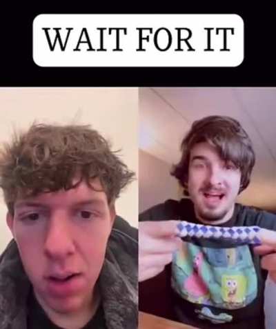 Guy reacts to a funny video and adds nothing