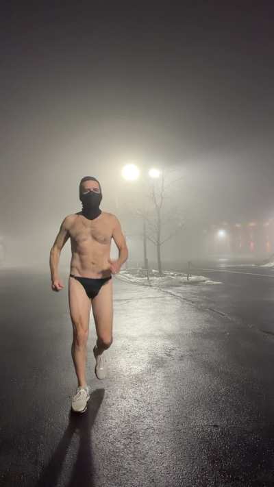 I wasn&rsquo;t sure if it was considered streaking if I was wearing a thong, so I decided to take it off and try again