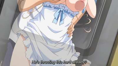 public sex on the train with an angel [Nuki Doki Tenshi to Akuma Battle 2]