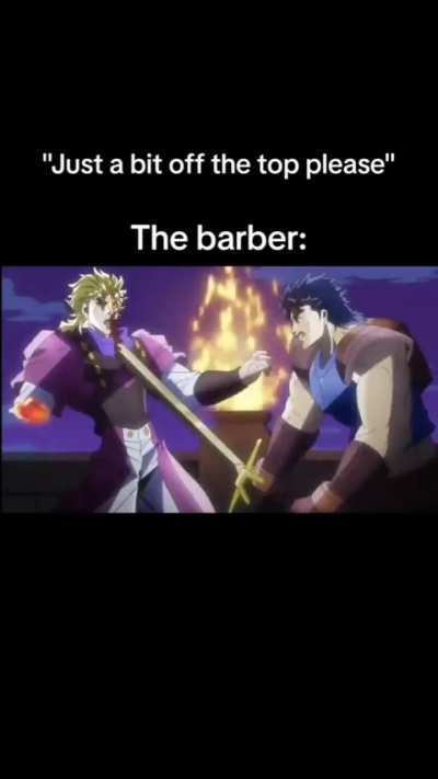 Doing my barber harder