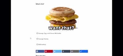 YEAH CAN I GET THE SAUSAGE SAMMY