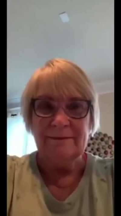 Grandma is not pleased