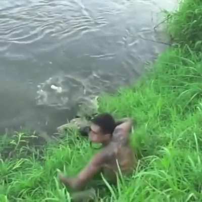 The crocs used the decoy strategy right there