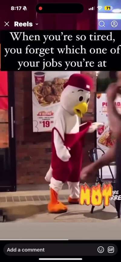Strippin&rsquo; Chicken&hellip; I actually like think this one is pretty funny; maybe not age appropriate for some of the kiddos though, lol&hellip; 🐔🐓