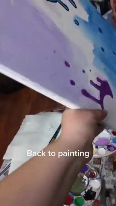Switching paintings every 10 minutes