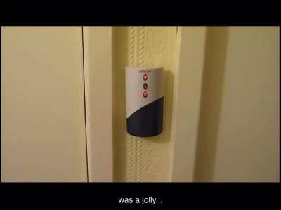 Depressed doorbell kills itself
