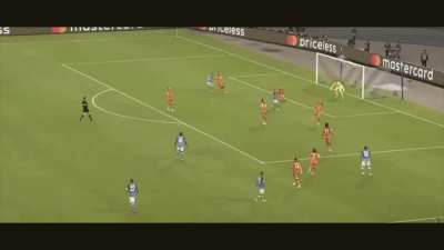 Napoli passing & movements, press vs Rangers