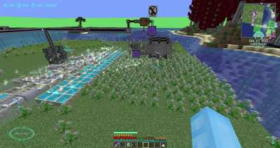 This orechid setup is insane (~70.000 ores/hour). Lucky you can craft an infinite mana pool in [ATM6] altho its quite expensive
