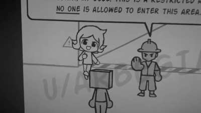 Coaxed into Restricted Area in Video Games.