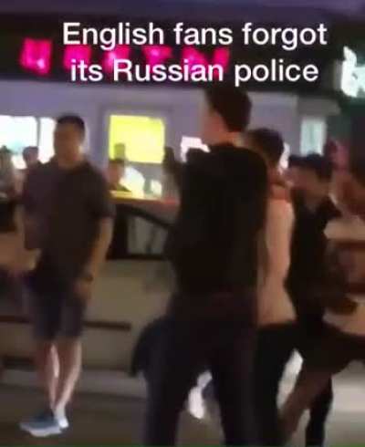 Russian police checkmate