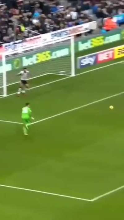 This man has some blocking skills.