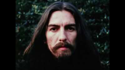 Frank Sinatra called it "The greatest love song of the last 50 years" - the music video for the Beatles' "Something" (1969). None of them were together for this video