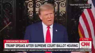 OMG: &ldquo;They kept saying about what I said right after the insurrection&rdquo; &mdash; Donald Trump