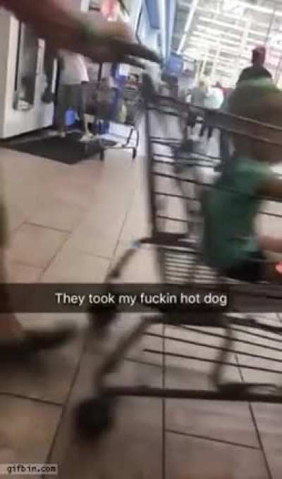 Away he goes!