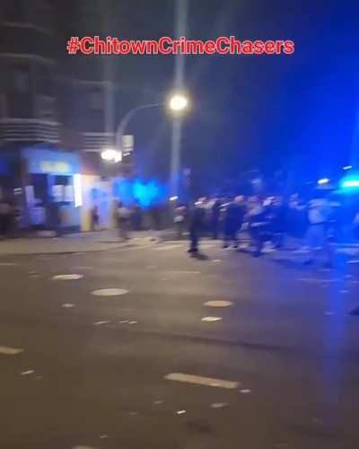 Wild footage from last night's SHIT-SHOW @ Belmont &amp; Clark. Part 1 of 3. 