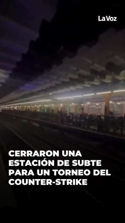 Cerraron una estación de subte para un torneo de CSGO