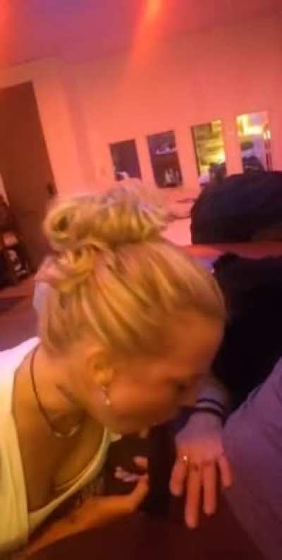 Your friend is just teaching your girlfriend how to worship BBC