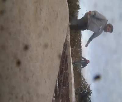 Throwing molotovs down an old mineshaft