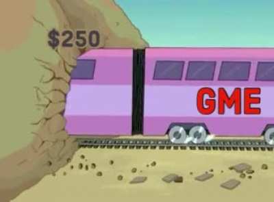 GME smashing through $250 today