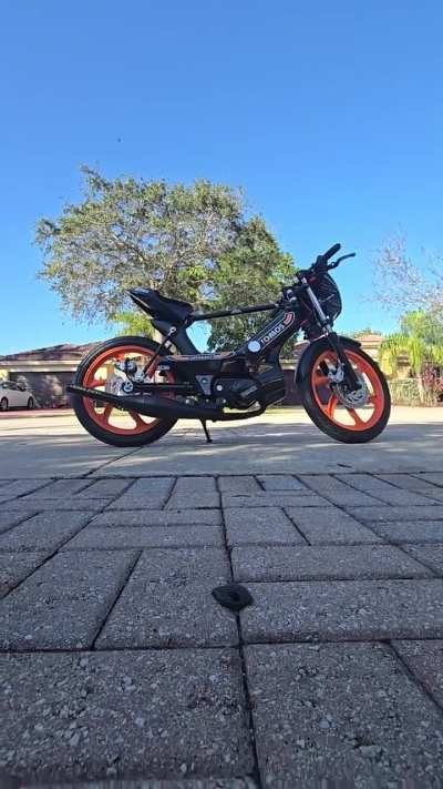 Any thoughts? This is my Tomos build.