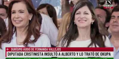 Se filtra audio de Fernanda Vallejos insultando a alverso