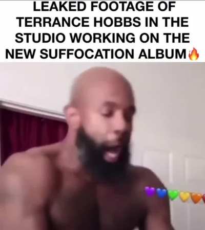 LEAKED FOOTAGE OF TERRANCE HOBBS IN THE STUDIO WORKING ON THE NEW SUFFOCATION ALBUM🔥