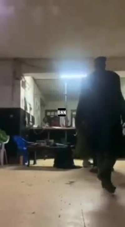 Police officer slaps man in a police station in Kenya and man fights back