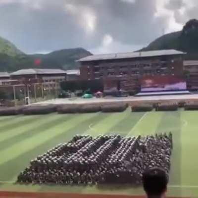 Cleverly choreographed countdown