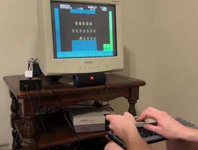 I made a Keyboard / Controller input switcher for the original NES!