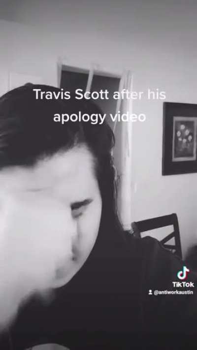 Travis Scott after his apology be like...