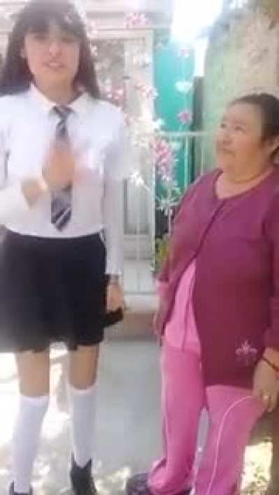 the same face of the lady says it all