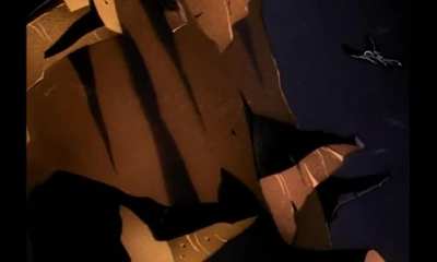 Alfred flies the Batwing. (The Forgotten)
