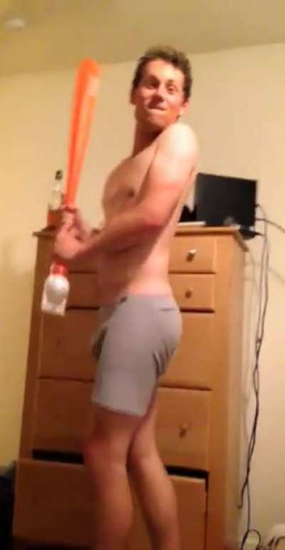 Man beaten by baseball bat