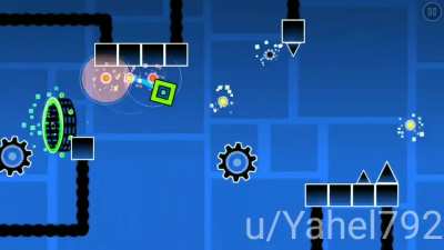 Hola, hice un nivel de Geometry Dash con la canci&oacute;n de MCLMI, espero les guste. Tengo planeado decorarlo 😳