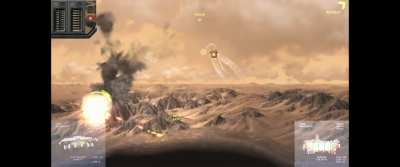 Varyag and friends VS 72k cost ground artillery ship with Squall and two 2A37. 1% fuel, 45% armor.