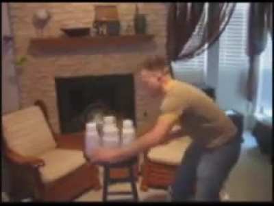 Brian Brushwood's Russian-Roulette knife test 2008