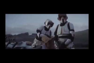 The only good scene in the mandalorian