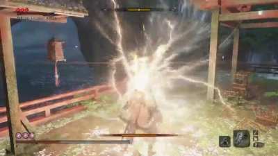 Sekiro but it's filled with curse and lightning