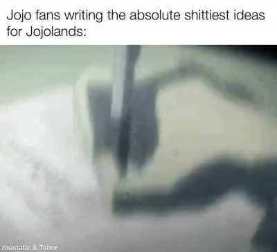 &ldquo;Jojo is the villain and they use only hamon&rdquo;