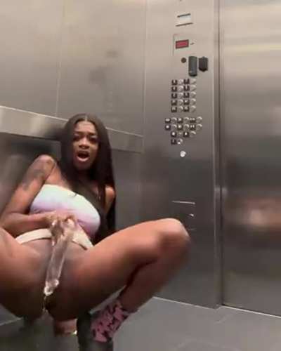 Fun in elevator