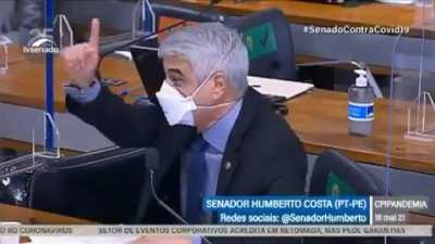 "Muro pra separar M&eacute;xico do Brasil" - senador Humberto Costa, PT