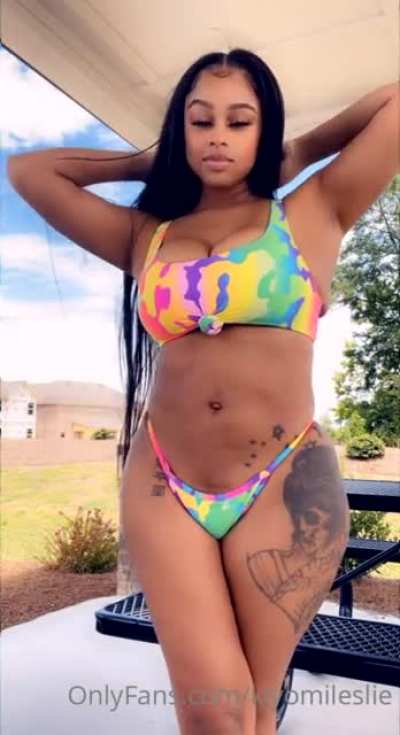 Outside
