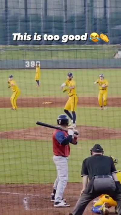Most impressive pitch I've ever seen, even the Umpire was getting into it.