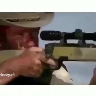 Skeet shooter